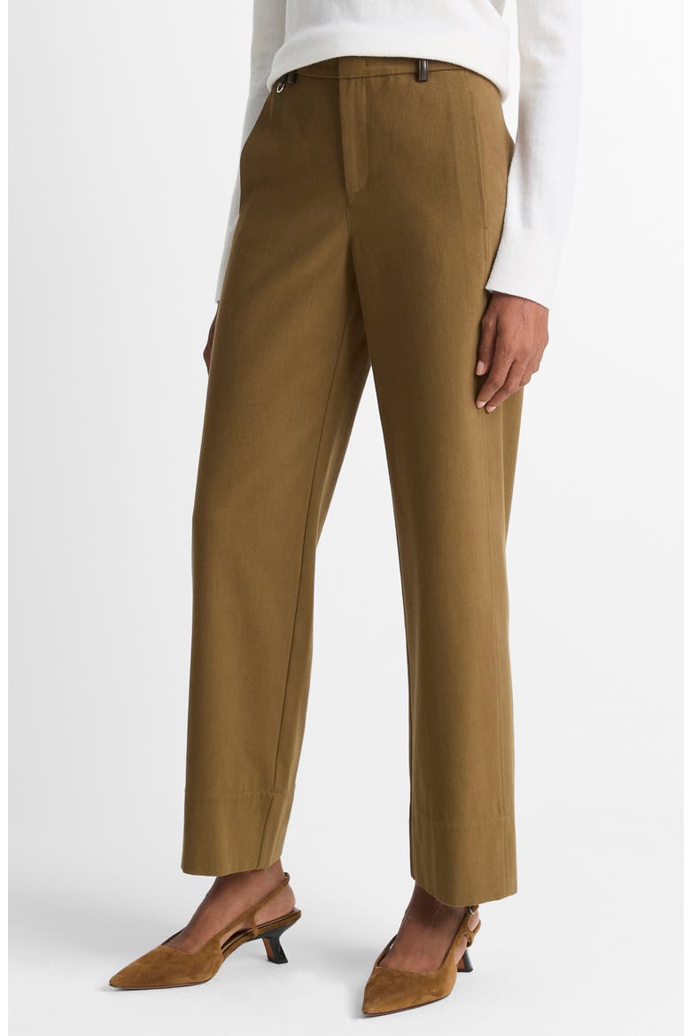 Faux Suede Pants, Alternate, color, OLIVE GROVE