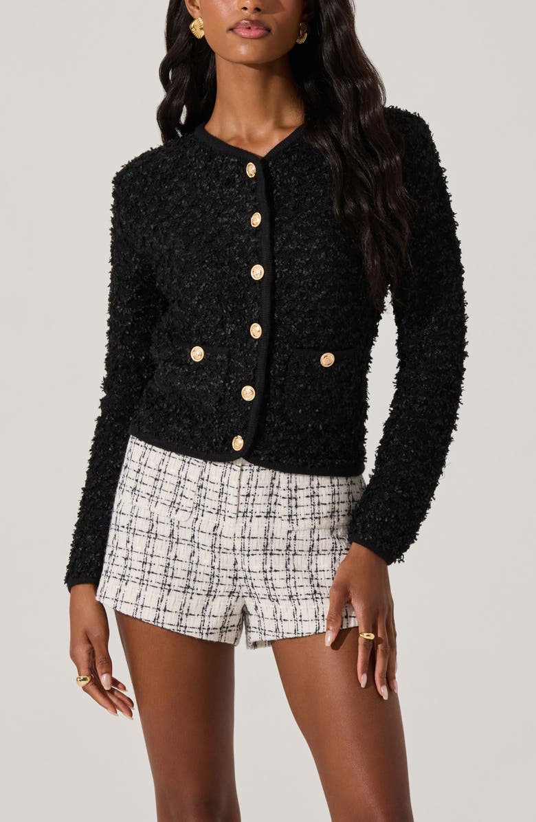 ASTR the Label Texture Stitch Cardigan, Alternate, color,