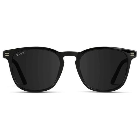Nick - 51mm Polarized Rounded Square Sunglasses
