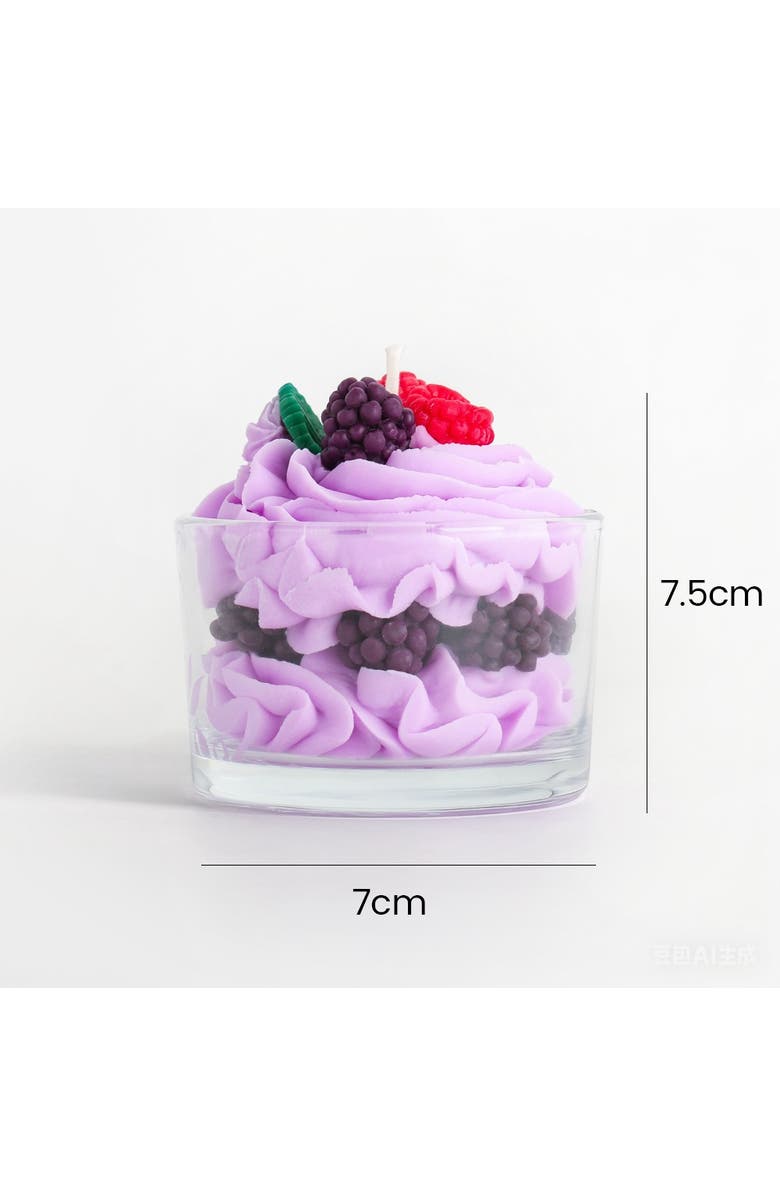 Jellycup Dessert Cup Soy Wax Candle Lavender Berry, Alternate, color, Lavender Berry