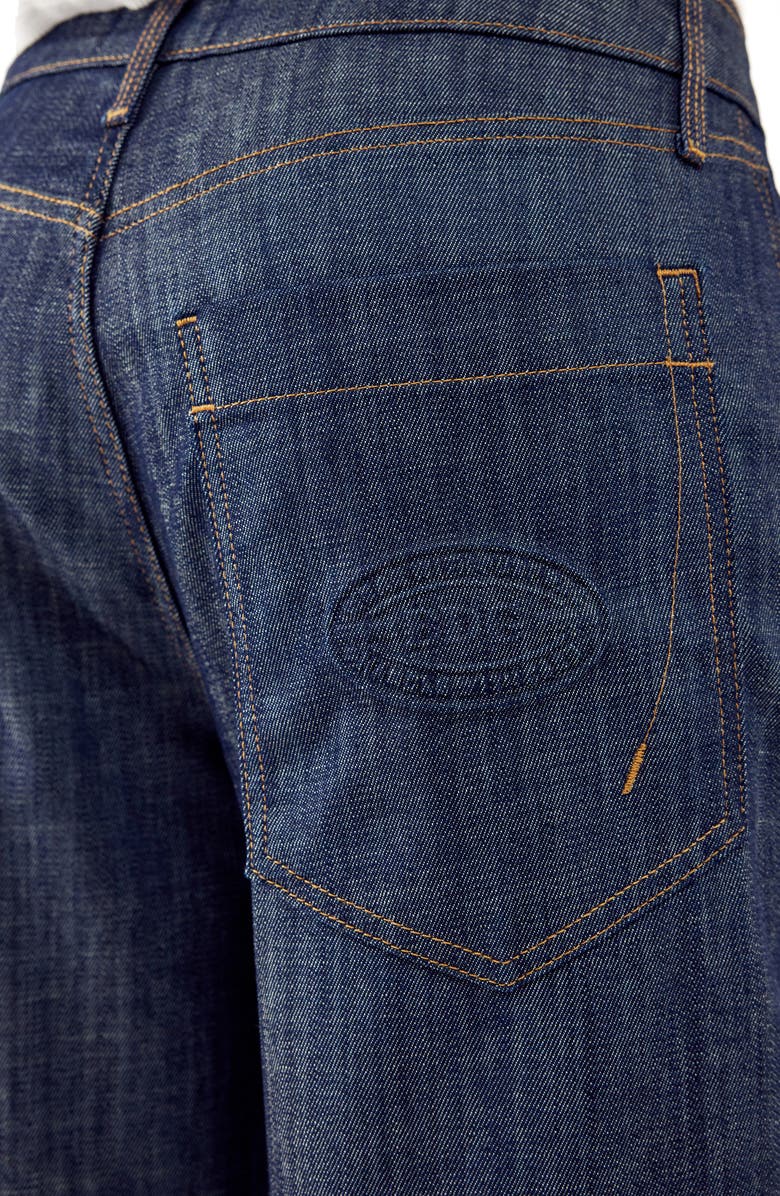 BDG Urban Outfitters Jaya Low Rise Wide Leg Jeans, Alternate, color, Raw Denim