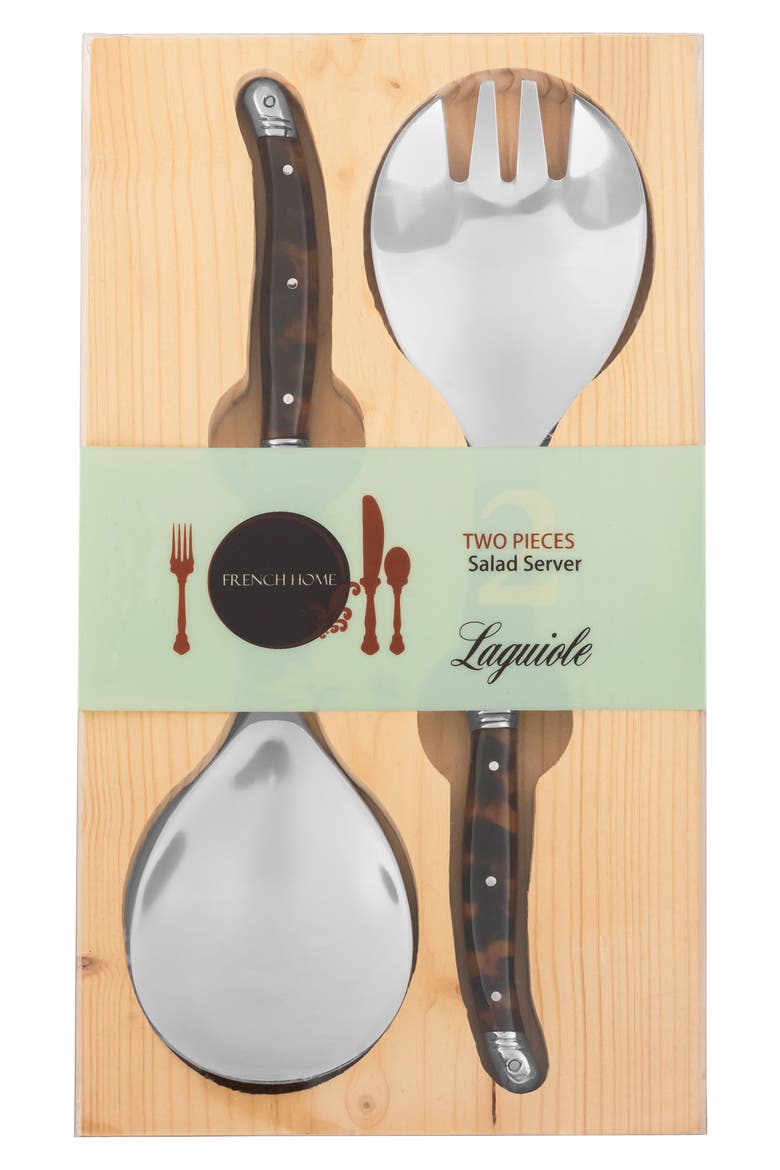 2-Piece Salad Serving Set, Alternate, color, TORTOISE SHELL