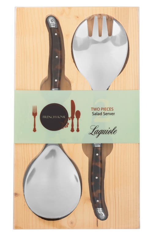 French Home 2-piece Laguiole Connoisseur Rosewood Salad Servers