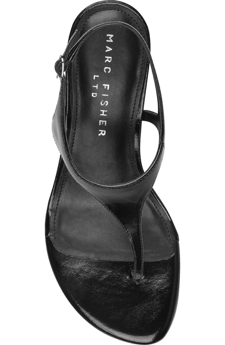 Marc Fisher LTD Pelysa Ankle Strap Sandal, Alternate, color, Black