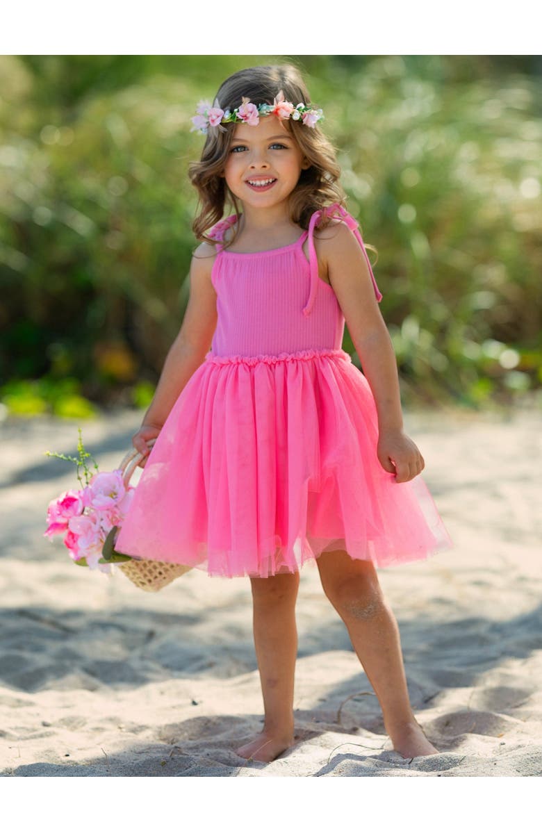 Mia Belle Girls Girls Pink Paradise Everyday Tutu Dress, Alternate, color, 