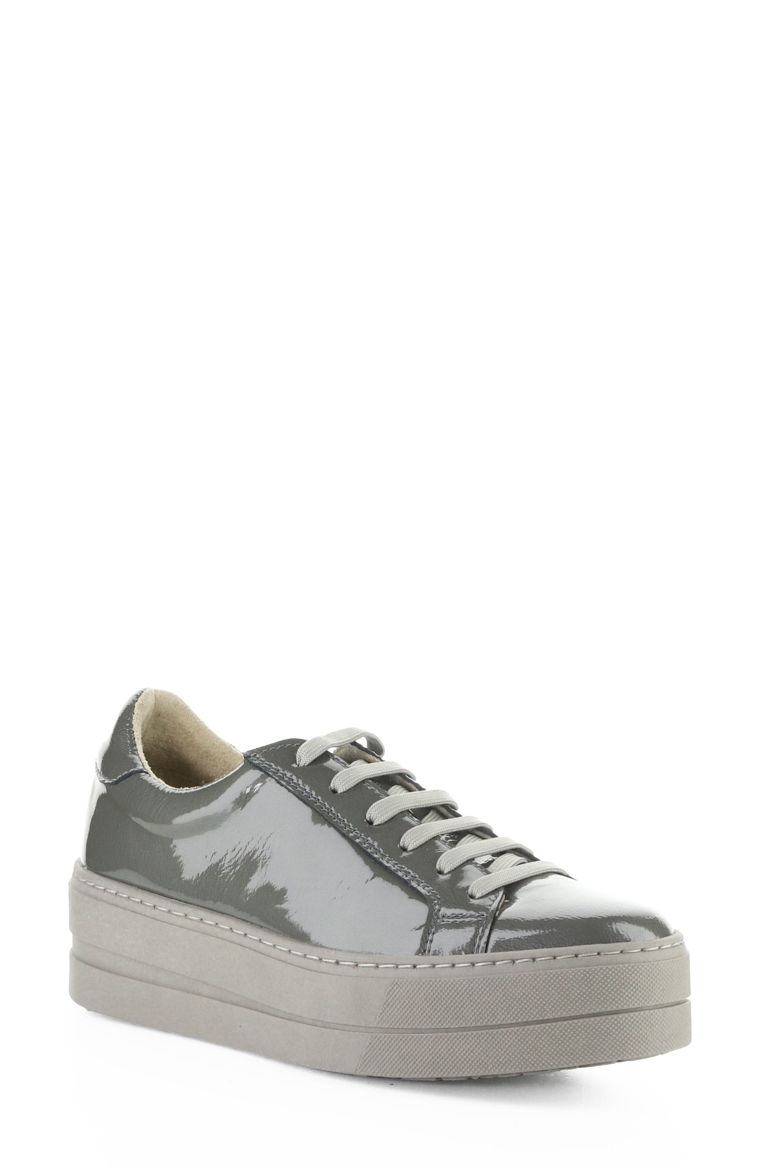 Bos. & Co. Mera Lace-Up Platform Sneaker, Main, color, Smoke