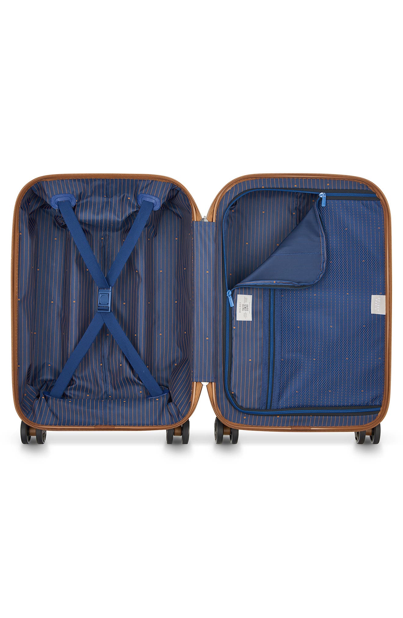 DELSEY Flanerie Hardside Carry-On Luggage, Alternate, color, Champagne