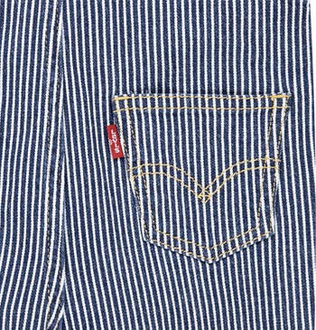 Railroad Stripe Overalls