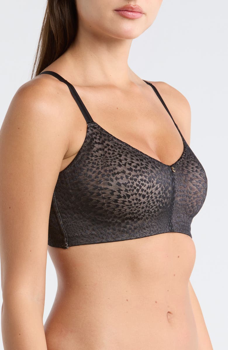 Chantelle Lingerie Magique Wireless Bra, Alternate, color, Black