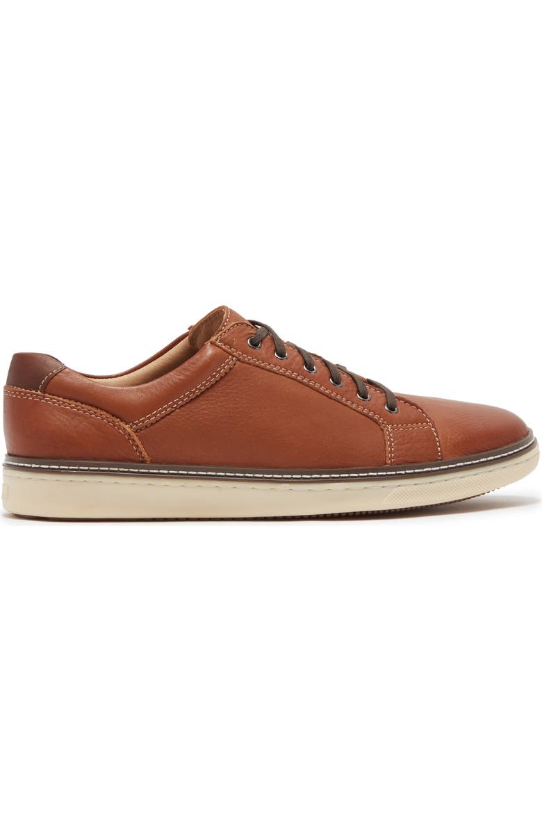 Johnston & Murphy Colby Lace to Toe Sneaker, Alternate, color, Tan
