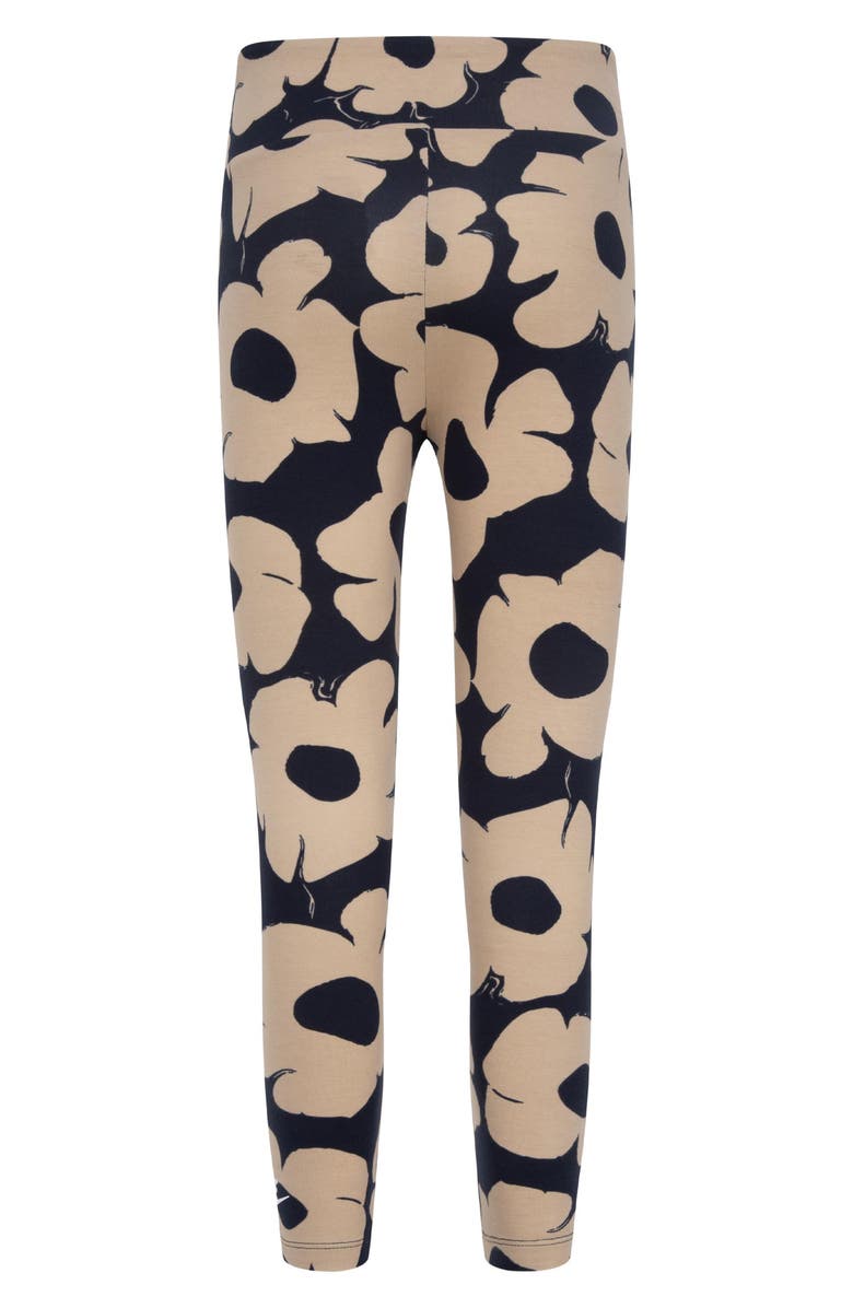 Nike Kids' Floral Leggings, Alternate, color, Black