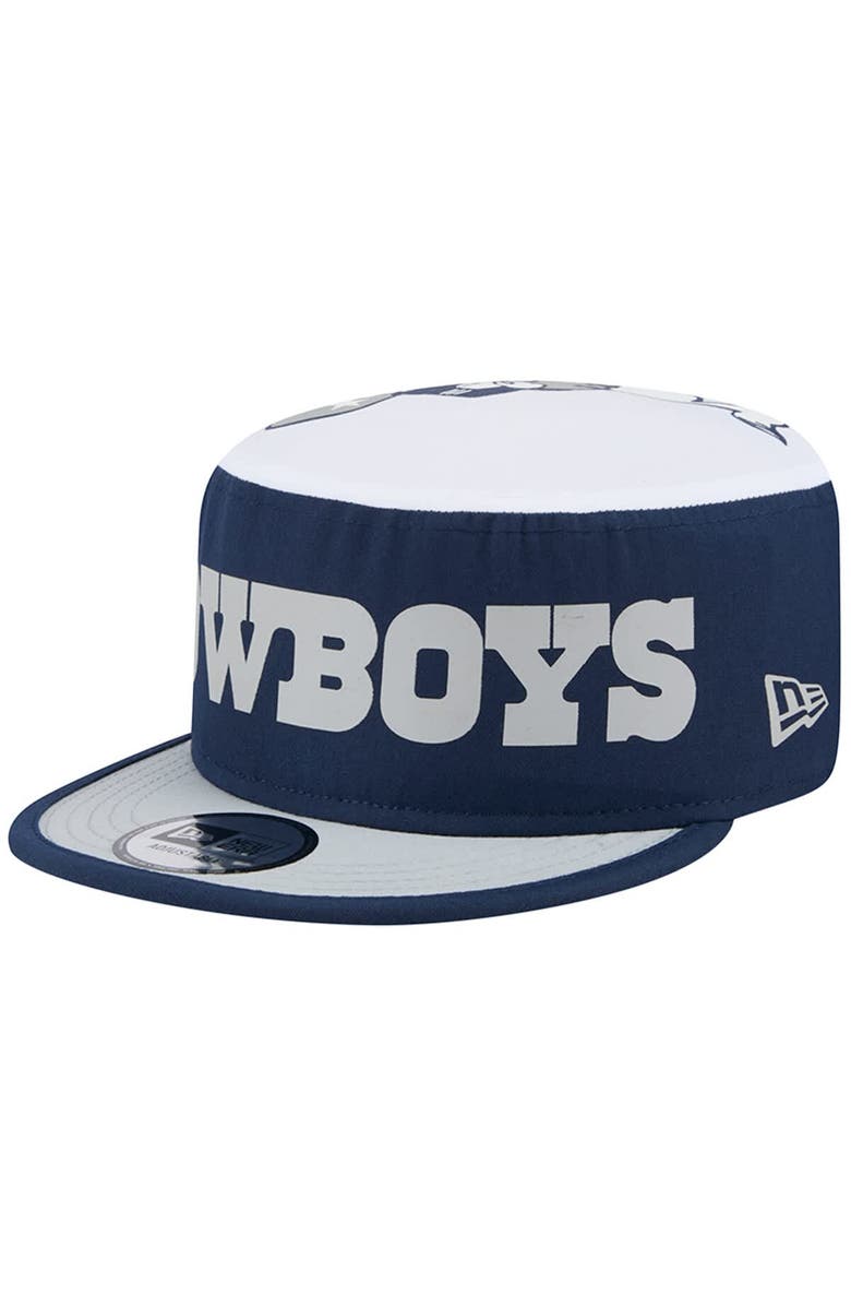 New Era Men's New Era Navy Dallas Cowboys Throwback Retro Painter Snapback Hat, Main, color, 