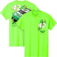 LEGACY Motor Club Team Collection Men's LEGACY Motor Club Team Collection Neon Green John Hunter Nemechek Dollar Tree Car T-Shirt