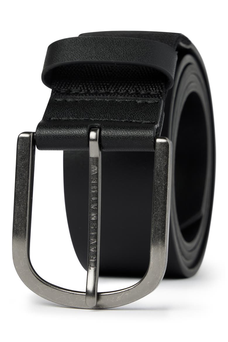 Jinx 2.0 Leather Belt, Main, color, BLACK
