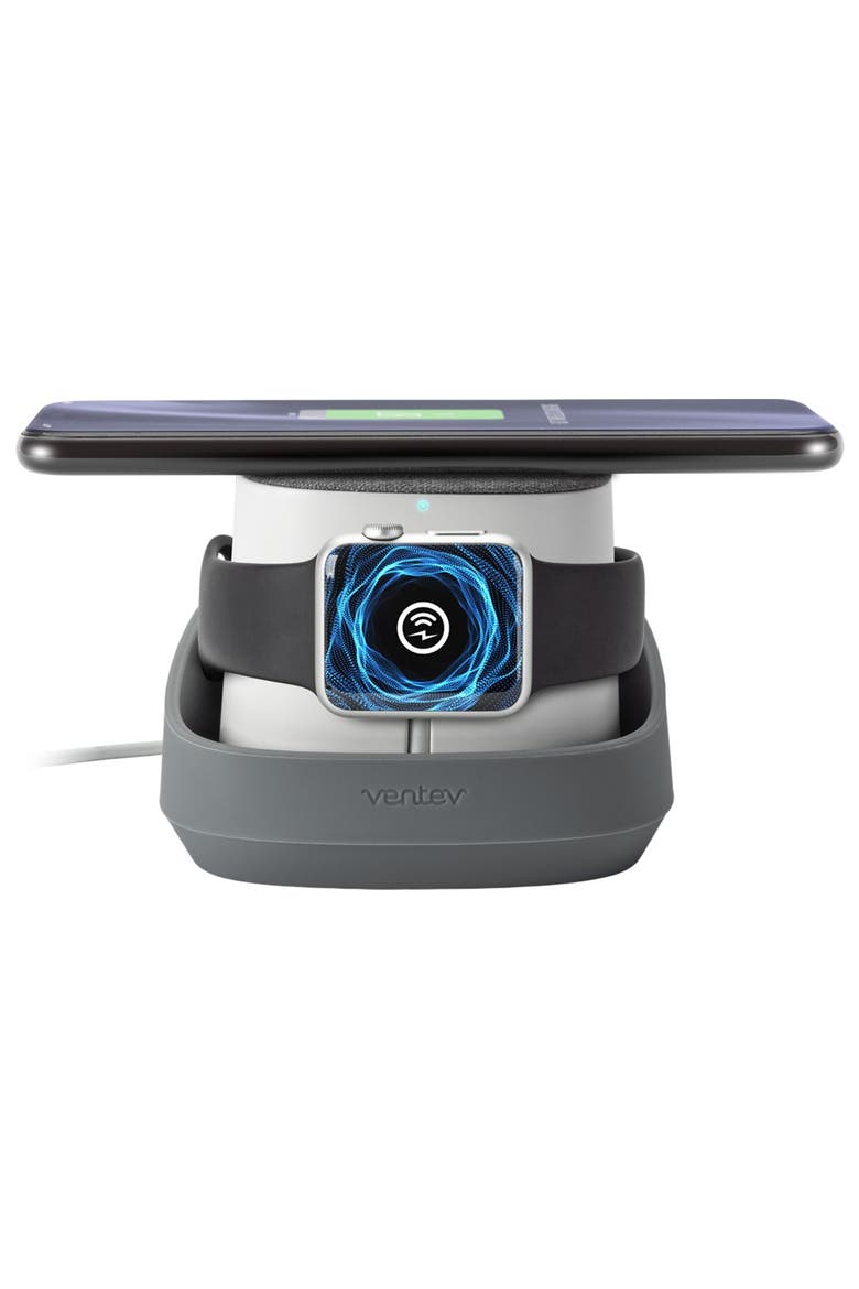 10W Wireless Watchdock Duo Charging Pad, Main, color, Gray