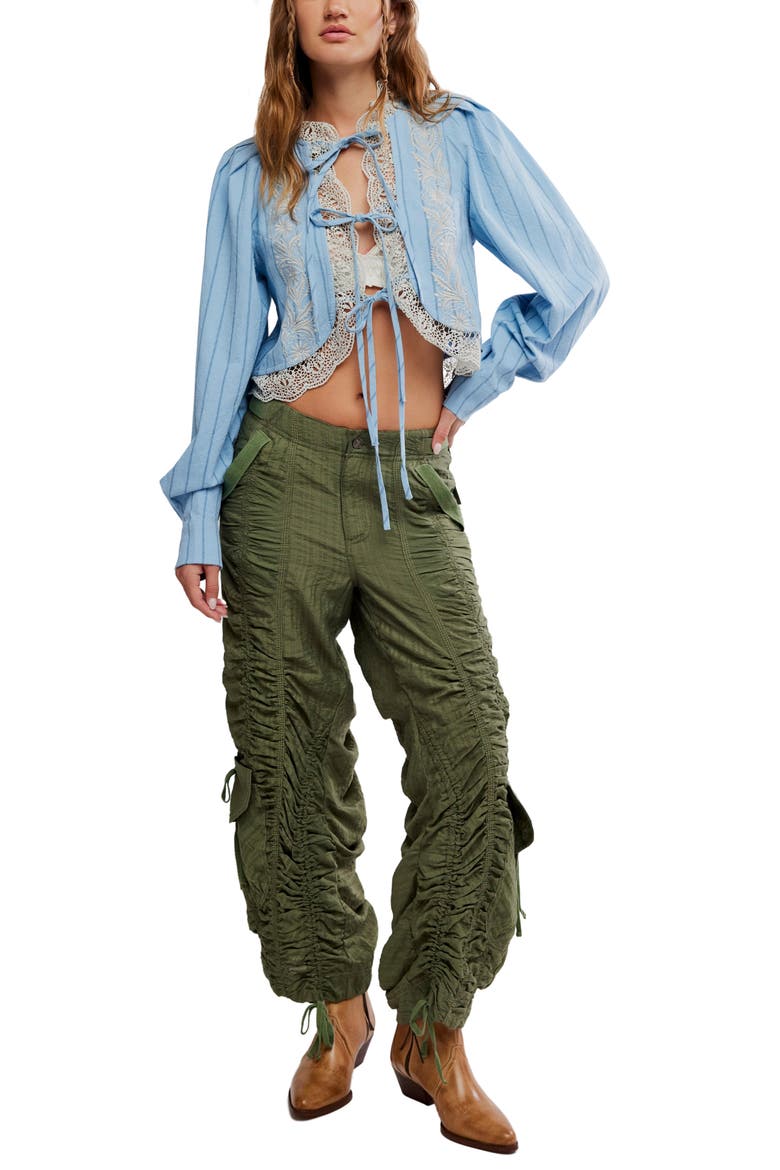 Bali Jude Embroidered Lace Top, Alternate, color, CHAMBRAY