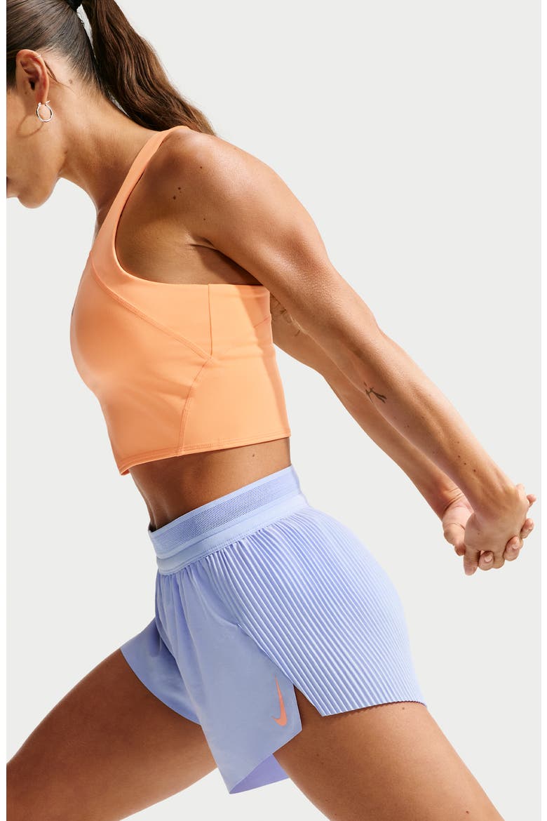 Dri-FIT AeroSwift Running Shorts, Alternate, color, ALUMINUM/ BLACK/ WHITE