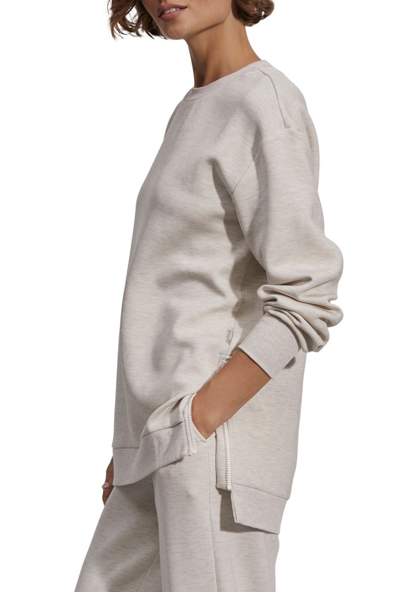 Charter Oversize Sweatshirt, Alternate, color, IVORY MARL