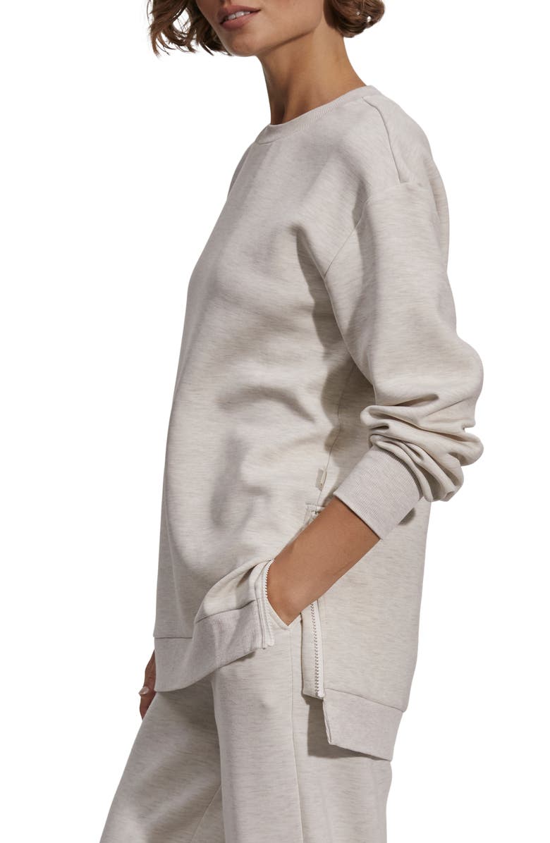 Varley Charter Oversize Sweatshirt, Alternate, color, Ivory Marl
