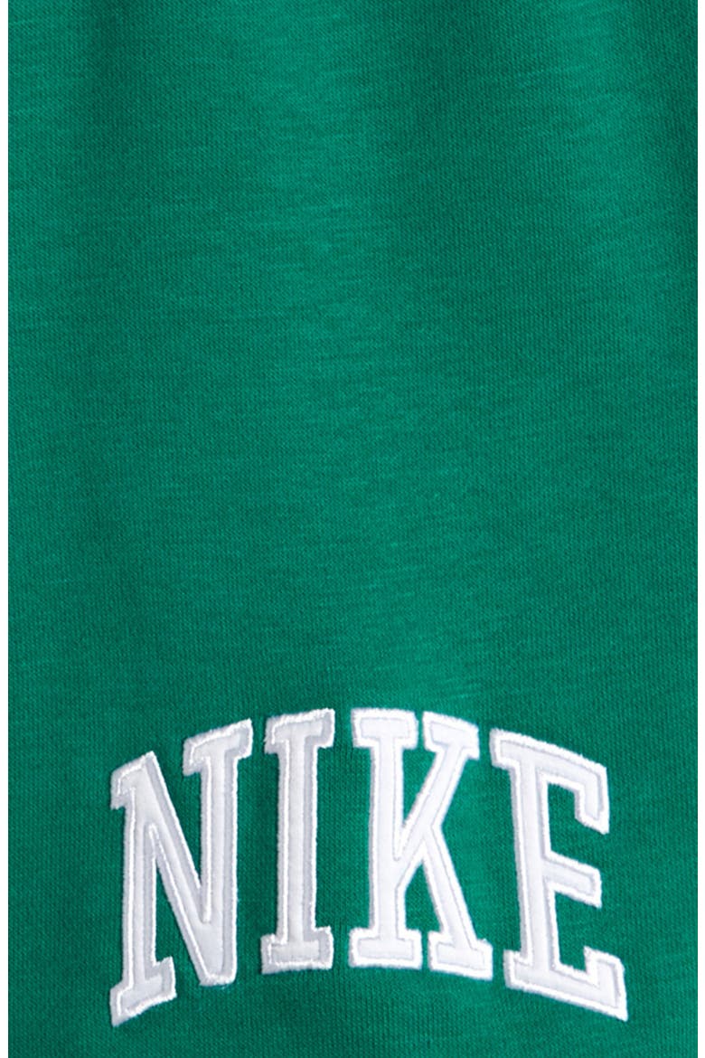 Kids' Sportswear Club French Terry Shorts, Alternate, color, MALACHITE/ MALACHITE/ WHITE