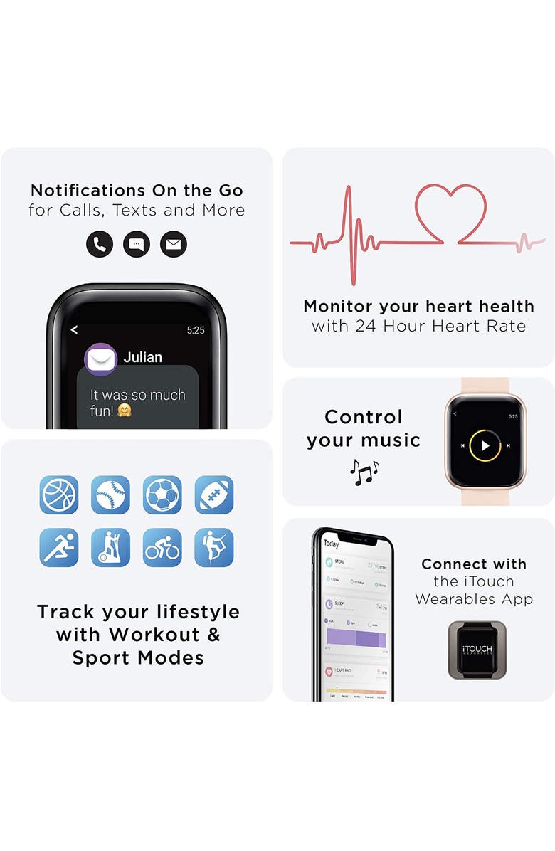 I TOUCH Air 3 Smartwatch, 35mm x 40mm, Alternate, color, 