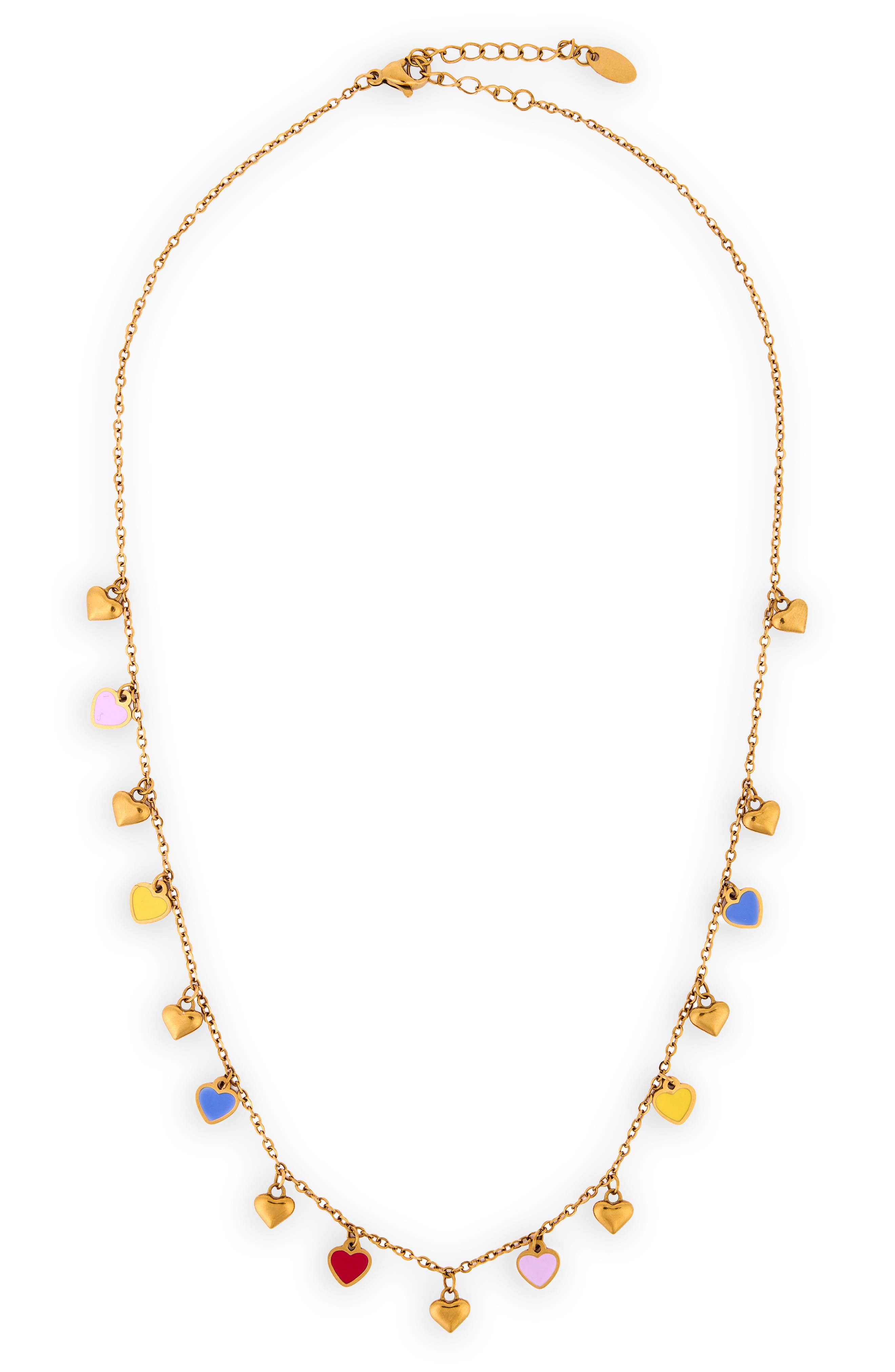 SAACHI Heart Charm Necklace