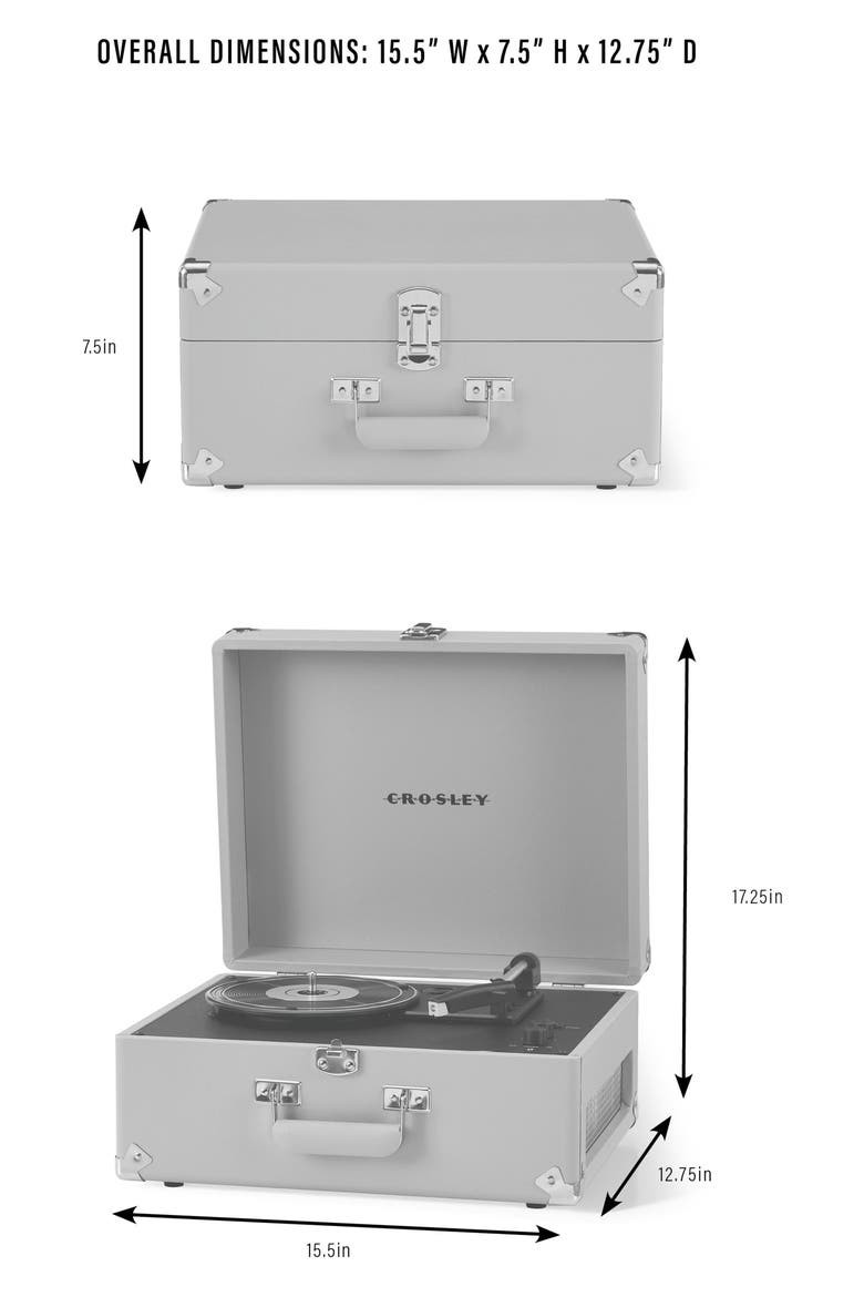 Anthology Bluetooth® Record Player, Alternate, color, LIGHT TAN