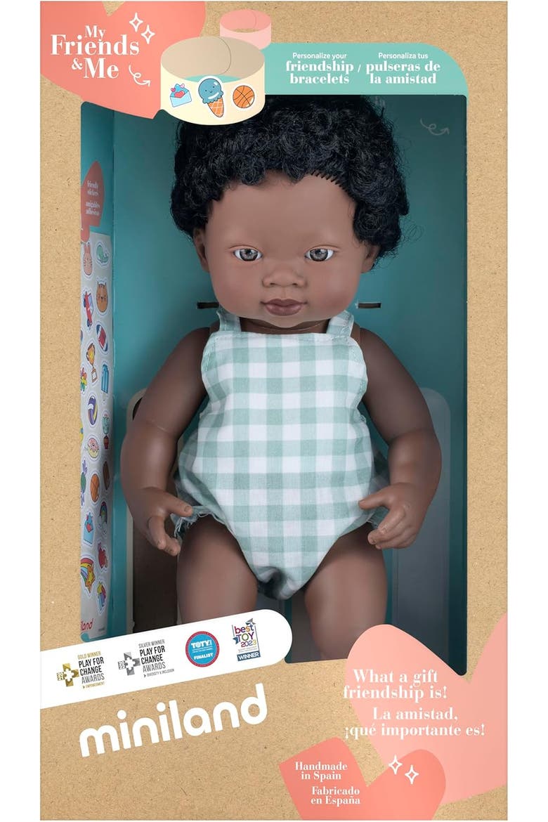 Baby Doll African Boy 15'' (Box) - My Friends & Me, Alternate, color, Dark Skin