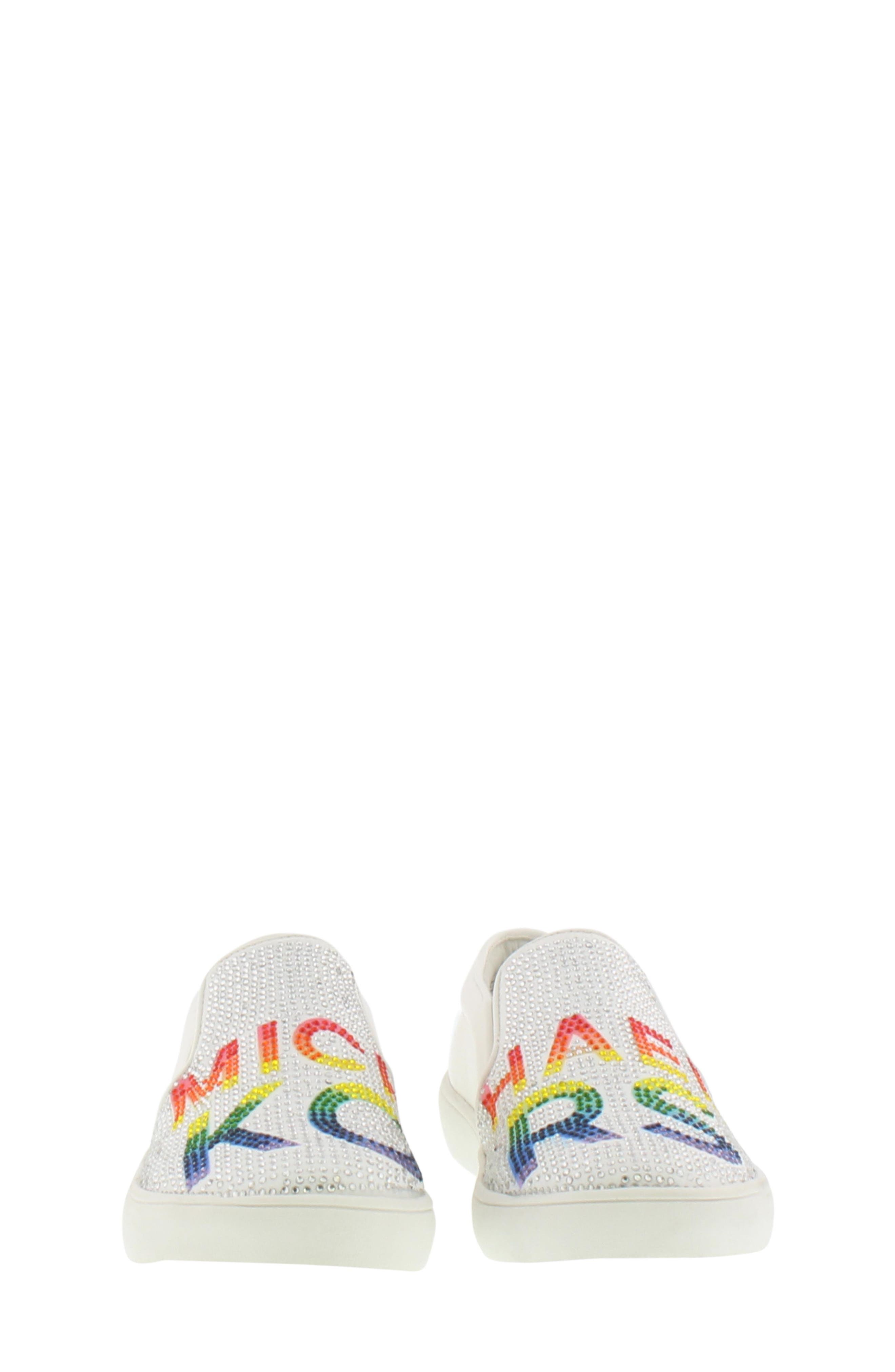 MICHAEL Michael Kors Jem Rainbow Split Slip-On Sneaker, Alternate, color, 