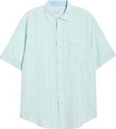 Tommy Bahama Nova Wave Short Sleeve Seersucker Button-Up Shirt