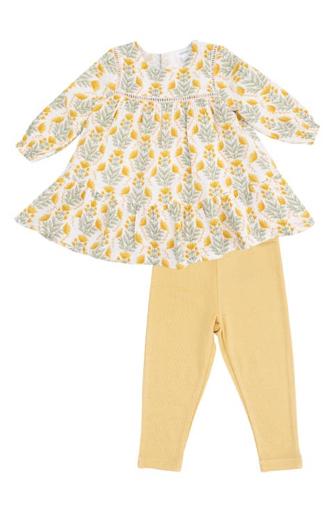 Kids' Winter Dandelions Long Sleeve Top & Leggings Set (Baby & Toddler)