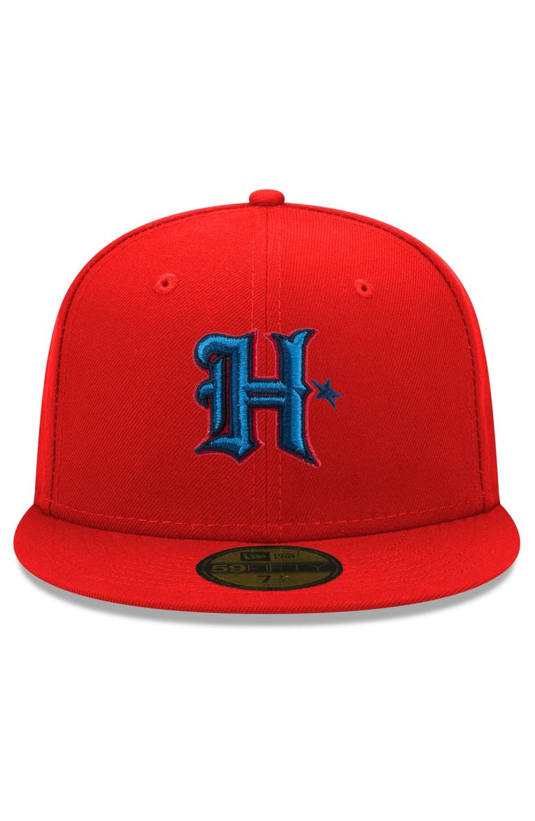 New Era Men's New Era Red Houston Texans Omaha 59FIFTY Fitted Hat, Alternate, color, Red