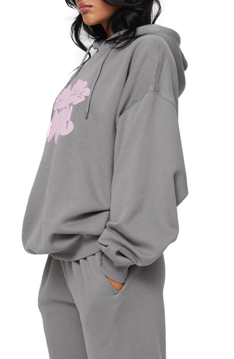 Princess Polly Logo Graphic Hoodie, Alternate, color, 