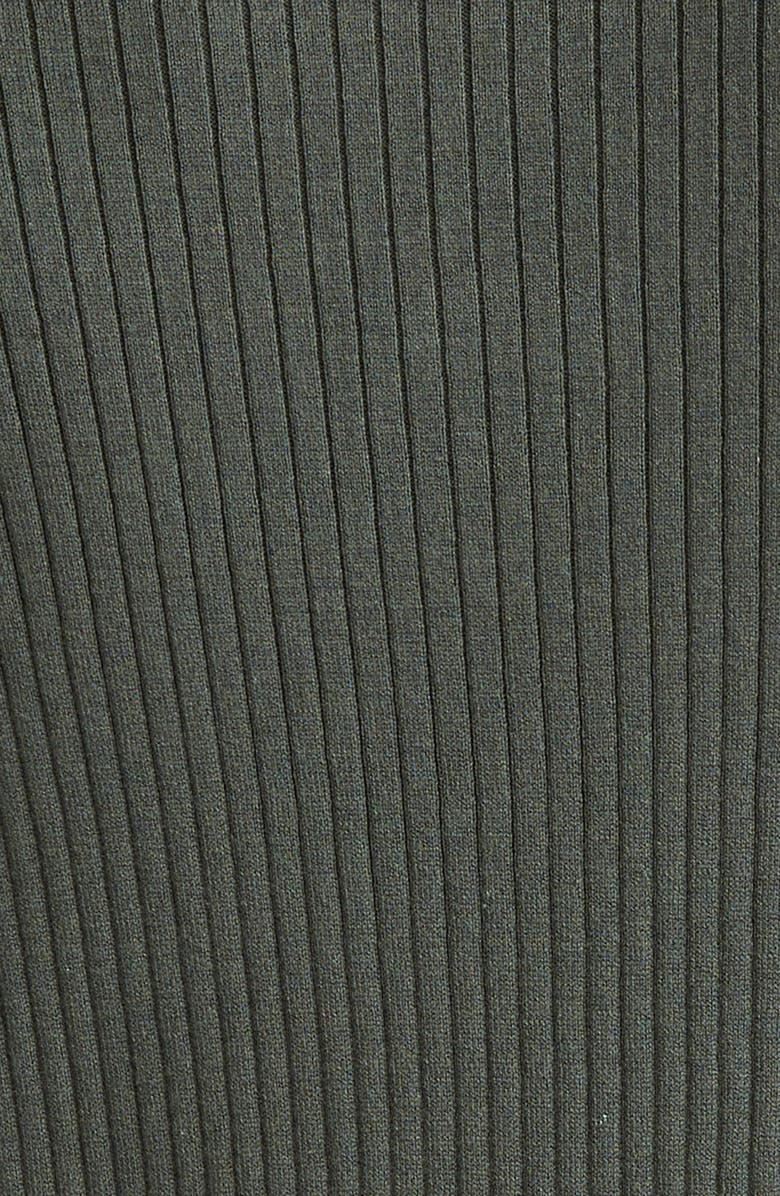 Sunspel Fine Rib Silk & Cotton Polo, Alternate, color, Dusk Green