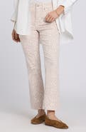 NYDJ Billie Print High Waist Ankle Mini Bootcut Jeans