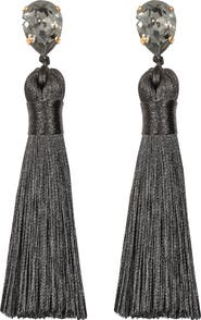 Jennifer Behr Francine Silk Tassel Drop Earrings