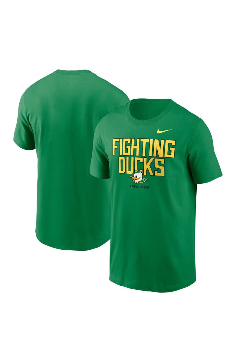 Nike Men's Nike Green Oregon Ducks Campus Local T-Shirt, Main, color, Green