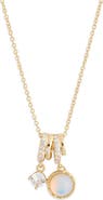 NORDSTROM RACK Cubic Zirconia Charm Necklace