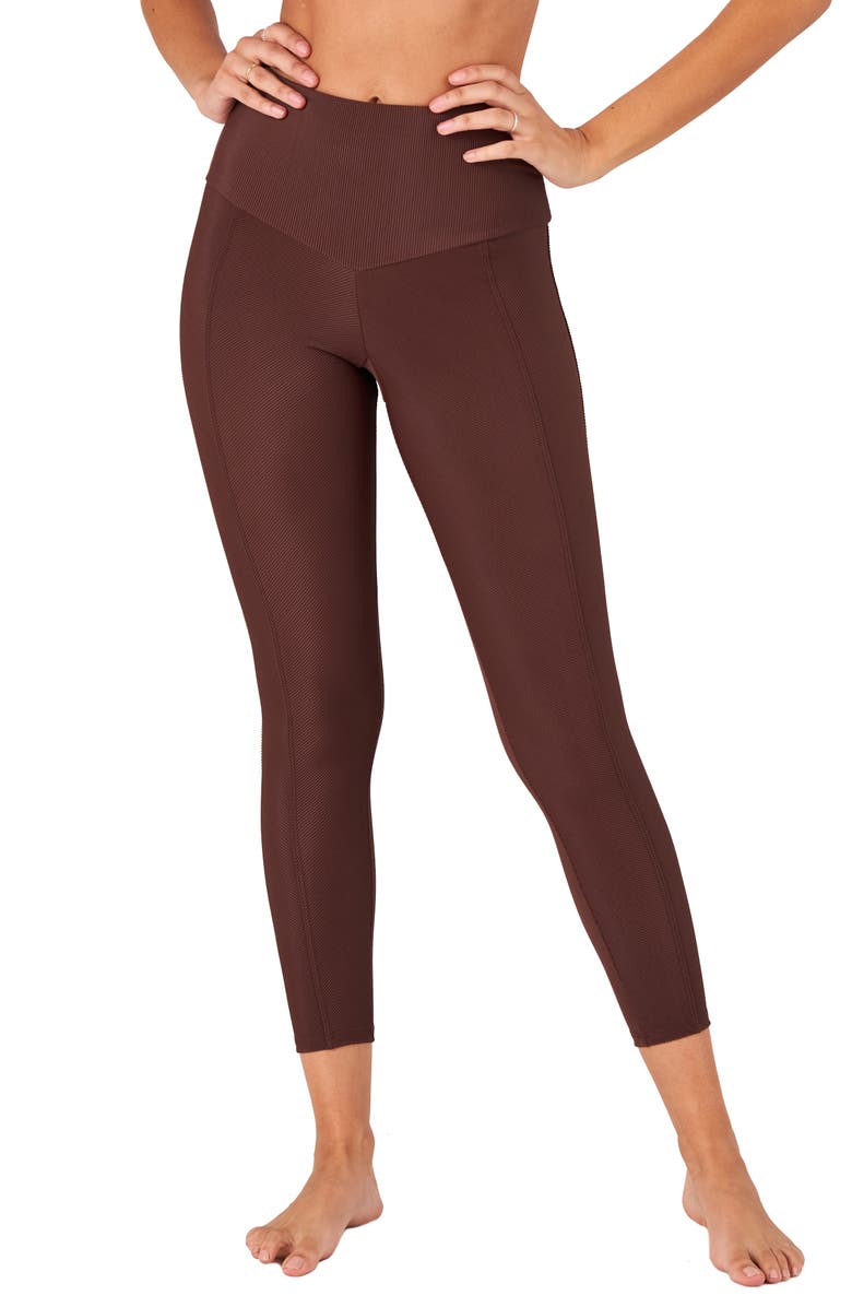 Onzie Sweetheart Rib Midi Leggings, Main, color, 