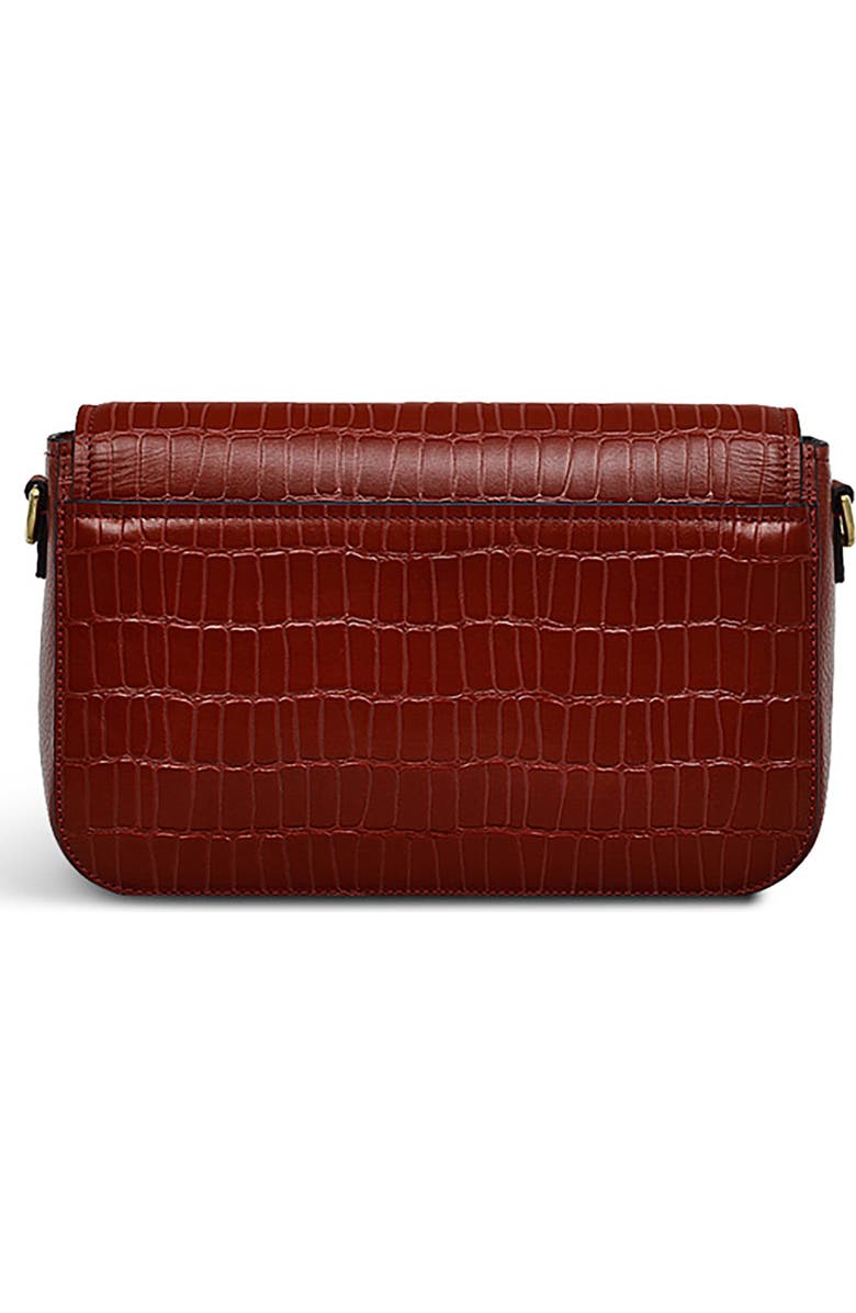 Radley River Road Croc Embossed Leather Crossbody Bag, Alternate, color,