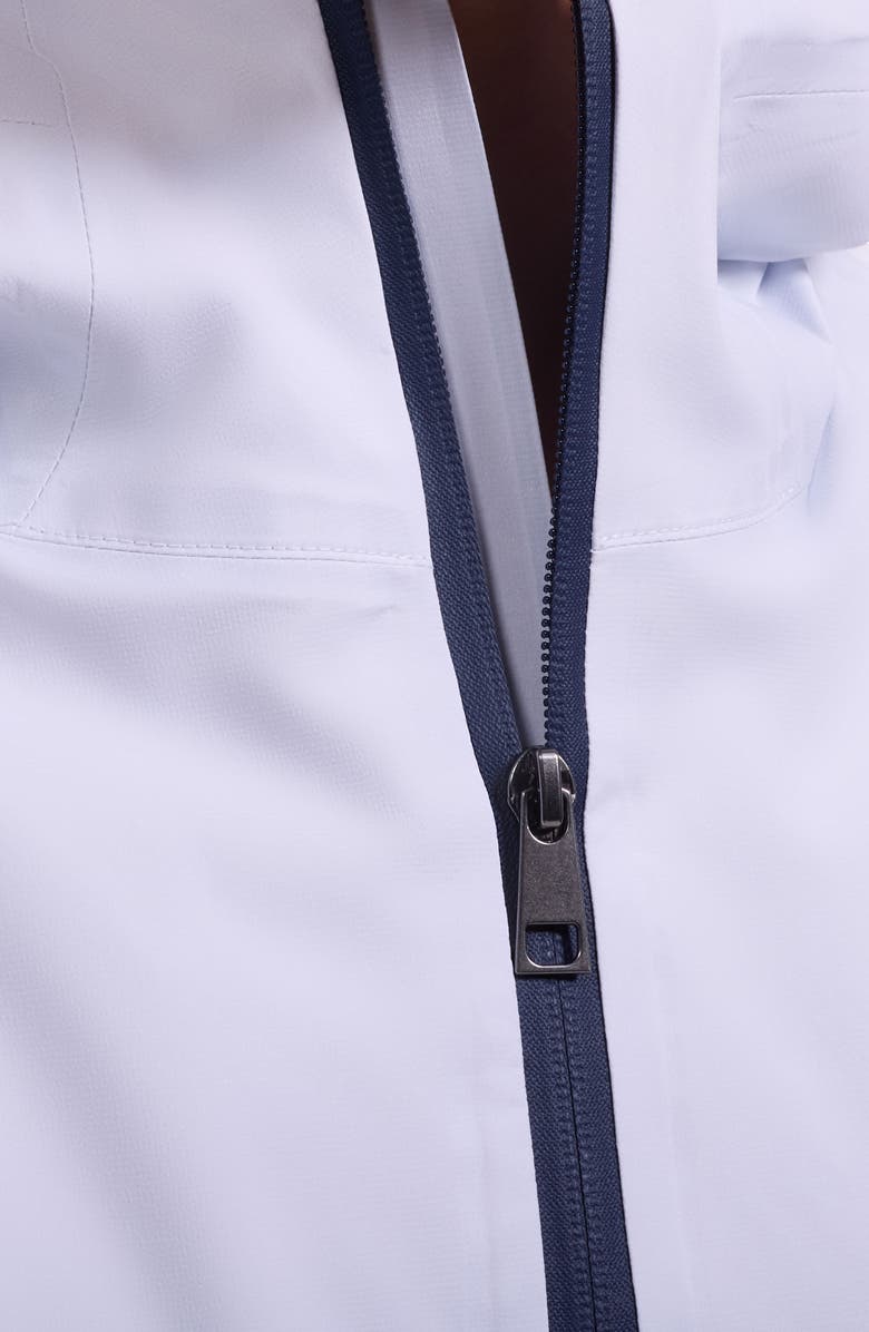 Bugatchi Full Zip Anorak, Alternate, color, White