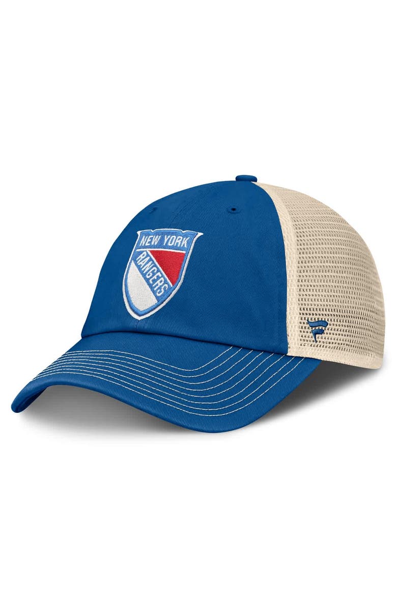 FANATICS Men
s Fanatics Blue/Cream New York Rangers 2026 NHL Winter Classic Trucker Adjustable Hat, Main, color, Blue