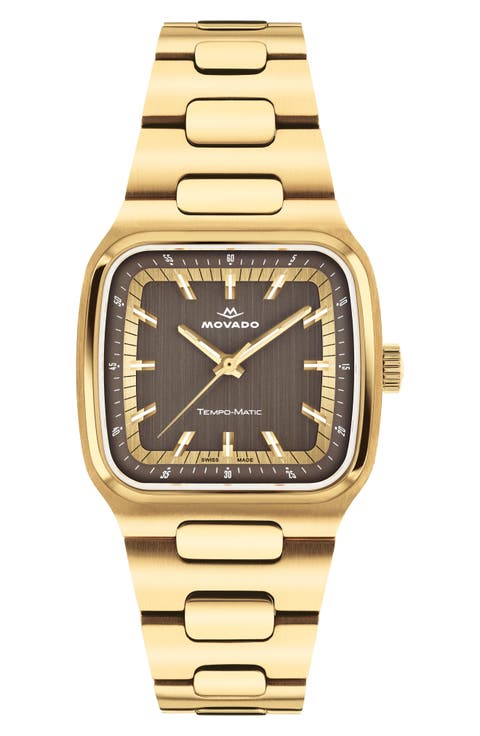 Tempomatic Automatic Bracelet Watch, 39mm