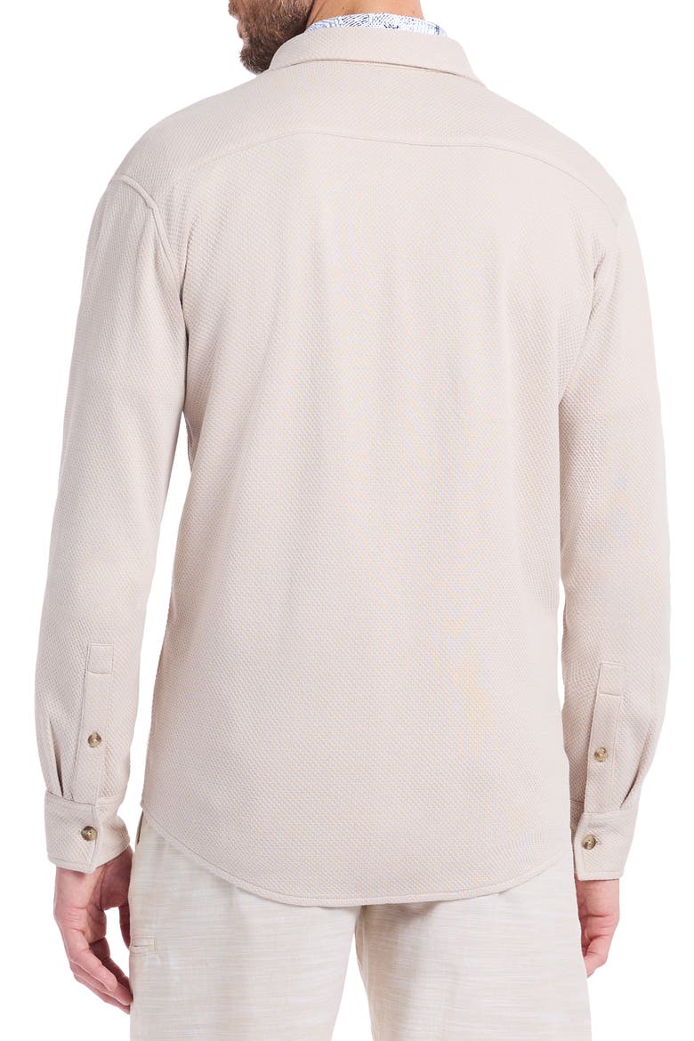 Eastling Cotton Button-Up Shirt, Alternate, color, OATMEAL