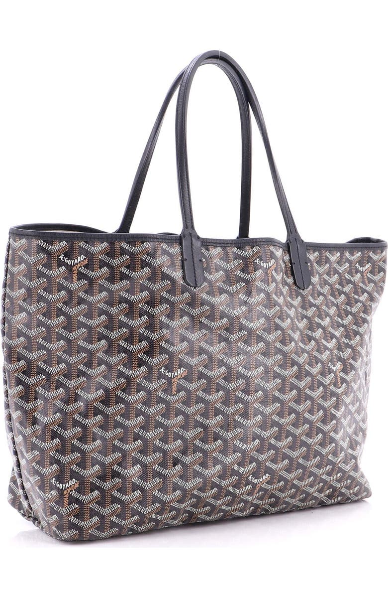 Pre-Owned Goyard Saint Louis Tote Coated Canvas PM, Alternate, color, Black