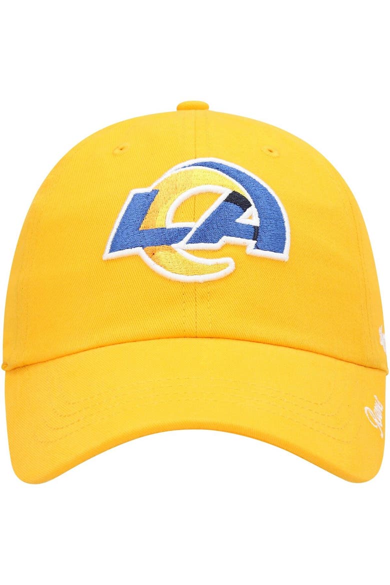 Women's '47 Gold Los Angeles Rams Miata Clean Up Secondary Logo Adjustable Hat, Alternate, color, Gold