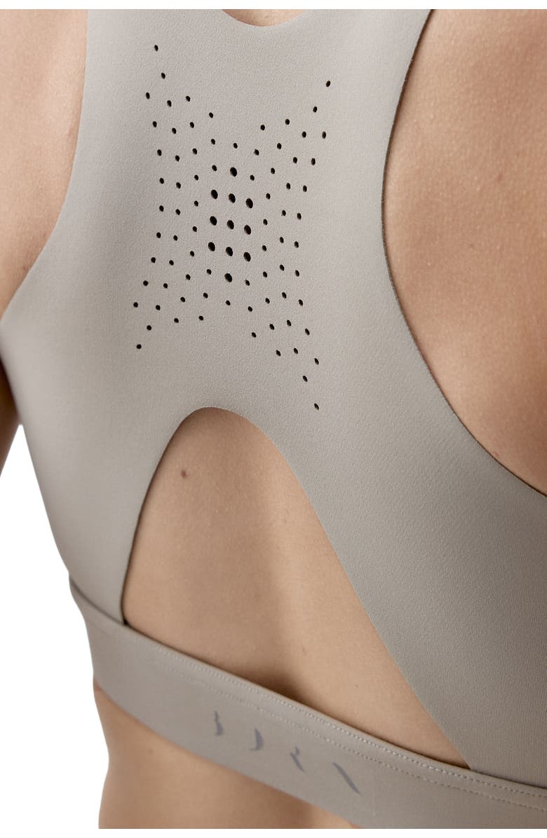 Born Living Yoga Denise High Support Performance Sport Top, Alternate, color, Grain