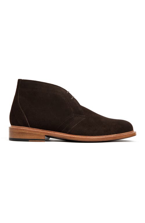 Anthony Veer Bedford Chukka In Tobacco Velvet Brown