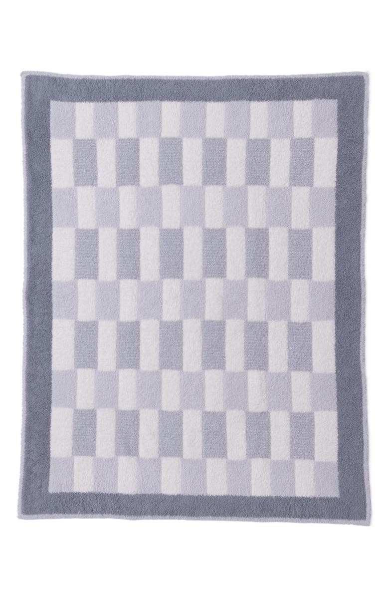 Barefoot Dreams<sup>®</sup> Check Stroller Blanket, Alternate, color, Platinum Multi