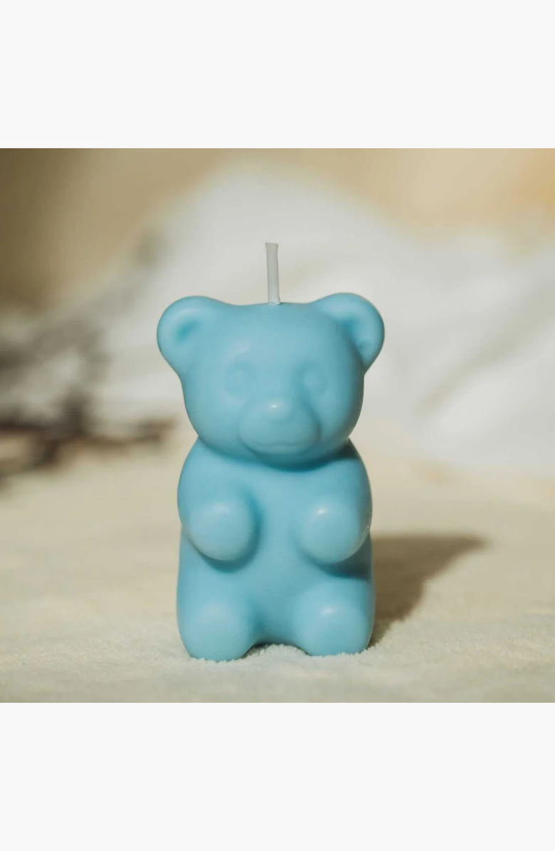 Southlake gifts Gummy Bear Candle With Hidden Surprise, Alternate, color, Light Blue